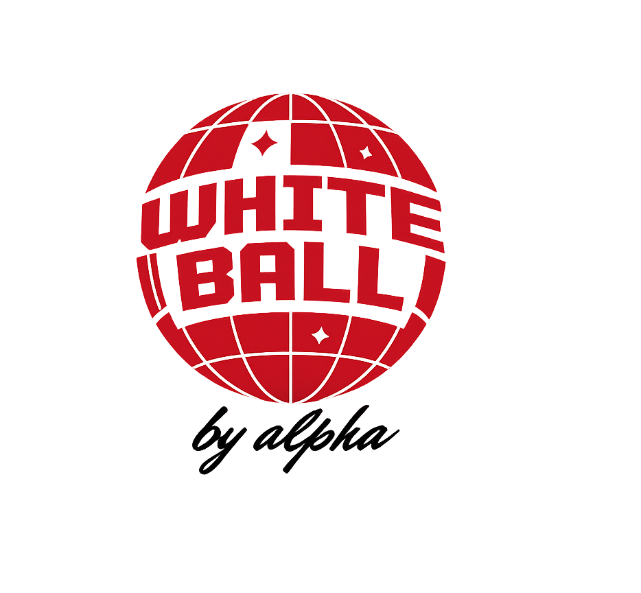 White Ball Logo